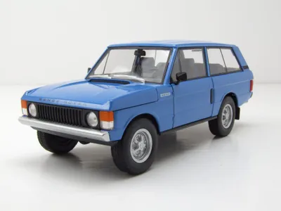 Produktbild von Welly 24128HB Land Rover Range Rover 1970 hellblau 1:24