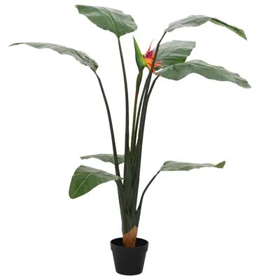 Zdjęcie produktu dla Sztuczna roślina Strelitzia, zielona, 70 x 18 x 155 cm, vidaXL