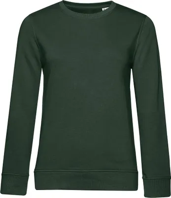 Produktbild von B&C Damen Pullover Rundhals Pulli Sweater Sweatshirt Langarmshirt, Größe:M, Farbe:Forest Green