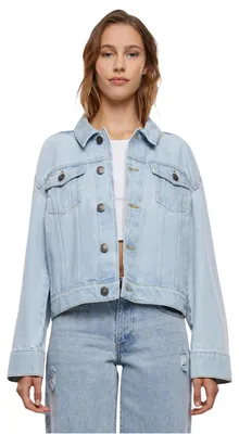 Immagine prodotto di Urban Classics - Giacca di jeans da donna TN436 (5XL) (Nuovo Blu chiaro lavato)