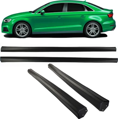 Immagine prodotto di Minigonne laterali Sport Look SET per Audi A3 8V berlina (notchback) dal 2016-2020