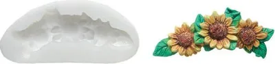 Produktbild von Silikonform Sonnenblume 95x43mm