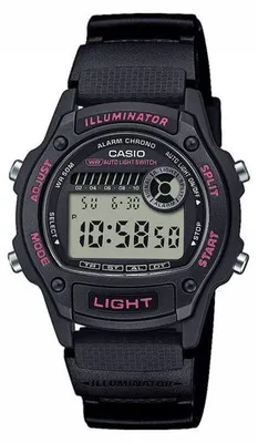 Produktbild von CASIO W-220H Uhr, Uni, Digital, Schwarz/Blau, Quarz, wasserdicht bis 5 bar