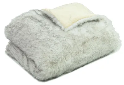 Produktbild von Kuscheldecke 150x200 cm, Wendedecke 100% Polyester, beige