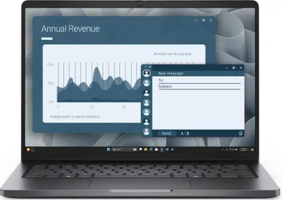 Image de Dell Pro PC14255, AMD Ryzen™ 5 PRO, 3,55 GHz, 35,6 cm (14"), 1920 x 1200 pixels, 16 Go, 512 Go