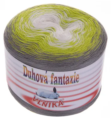200g Strickgarn Duhová fantazie freshness