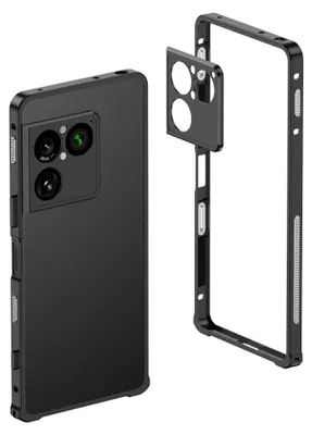 Obrázek produktu pro Kryt na mobilní telefon Sony Xperia 1 VIII s kovovým rámem, který chrání fotoaparát a zajišťuje odvod tepla