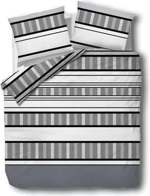 Produktbild von Bettwäsche, Flanellbettwäsche, dick und warm 200x220cm 31488-1 Graue, geometrische Muster