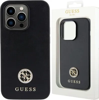 Produktbild von Guess Guhcp13Xps4Dgpk Iphone 13 Pro Max 6.7 Czarny/Schwarz Hardcase Strass Metall Logo