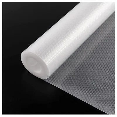 Image de Tapis antidérapant pour tiroirs - Découpe possible - Pour tiroirs de cuisine et étagères - Transparent, 44,5 x 150 cm
