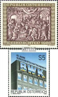 Produktbild von Briefmarken Österreich 1986 Mi 1870,1871 (kompl.Ausg.) gestempelt Sondermarken