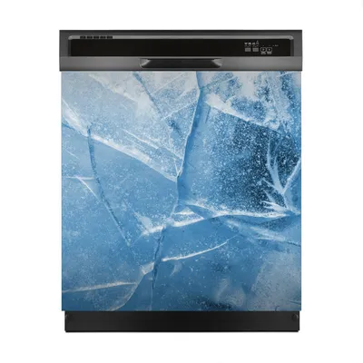 Produktbild von Aufkleber sticker 60x60 cm Dekorative folie Spülmaschine - Abstrakte Eis