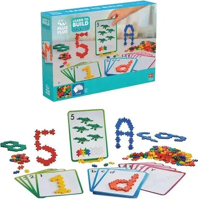 Produktbild von Plus Plus Lernen Sie Abc Und 123 Zu Bauen (3909) Konstruktionsspiel Mehrfarbig Kinder Mehrfarbig One Size