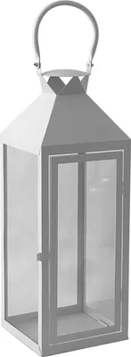 Produktbild von XXL Edelstahl Dekorationslaterne 54cm, aufhängbar und mit seitlicher Öffnung