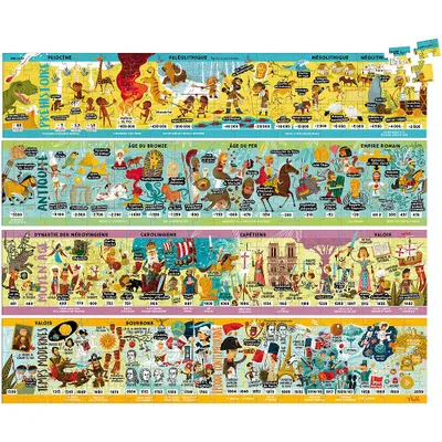 Image de Vilac Grand puzzle historique en bois