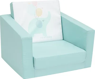 Image de Nouveau fauteuil pour bébé « Éléphant » couleur menthe