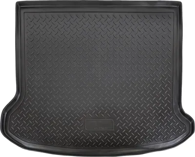 Produktbild von NORM LINERS | Gummi-Kofferraumwanne Kofferraumschale Fahrzeugspezifisch Für Volvo XC60 2008-2017, Antirutsch, Passgenau, mit Hoher Rand 2cm Kofferraum-Schutzmatte, Aufrollbar, Schwarz