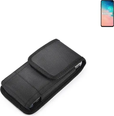 Produktbild von Holster Gürteltasche kompatibel mit Samsung Galaxy S10e Exynos Holster Gürtel Tasche wasserabweisend Handy Hülle Schutz Hülle Outdoor schwarz