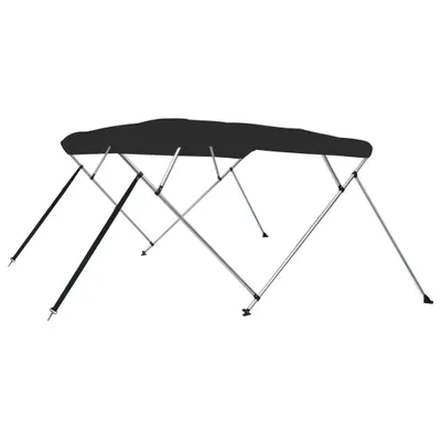 Produktbild von vidaXL 4-Bow Bimini-Top Schwarz 243x180x137 cm