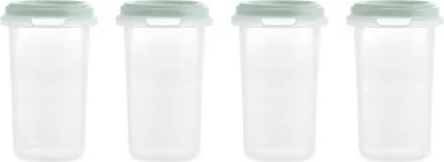 Immagine prodotto di Dolce contenitori ermetici per alimenti 4X330 ml - Menta
