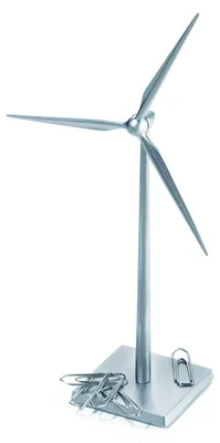 Productafbeelding van Papercliphouder in het ontwerp van een windturbine