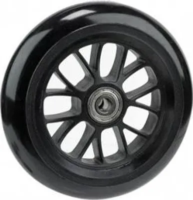 Produktbild von Micro Scooter Rad schwarz 120mm - Aluminiumkern - für Stunt Scooter und Roller