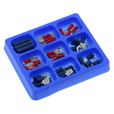 Produktbild von XL Quetschverbinder-Sortiment 103600 4 6mm 6.35 2.8 4.8mm Blisterpack