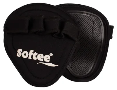Zdjęcie produktu dla Rękawiczki fitness, czarne, 12,5 x 11 cm, zapewniające pewny chwyt i ochronę dłoni podczas treningu