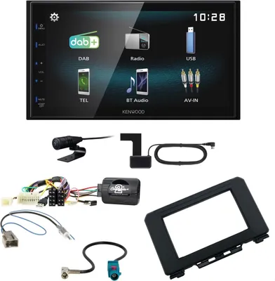 Produktbild von Kenwood DMX-125DAB Bluetooth USB DAB+ Einbauset für Suzuki Jimny GJ ab 2018