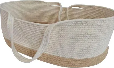 Immagine prodotto di Lettino portatile per neonati - Corda di cotone - Lettino per neonati - Culla da trasporto