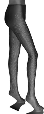 Produktbild von strumpfhose Trachtenstrümpfe Trachtenmode Zopfmuster für Dirndl SCHWARZ, Größe:40-42