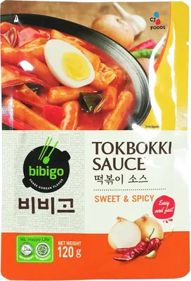 Produktbild von Bibigo Tokbokki Sauce, Sweet & Spicy 120g