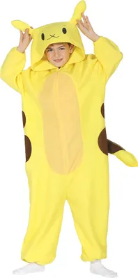 Obrázok produktu pre žltý kostým činčily pre deti, veľkosť:122/128