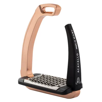 Produktbild von Acavallo Steigbügel Real-X Easy Sicherheitssteigbügel Rose Gold