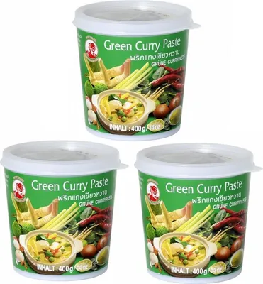 Produktbild von 3er-Pack COCK Grüne Currypaste (3x 400g) | Green Curry Paste