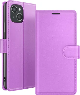 Image de Zanaé, coque Apple iPhone 15 Plus Portefeuille avec support, Violet