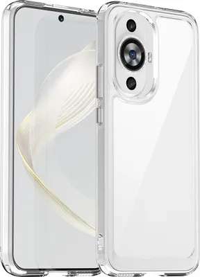 Produktbild von Huawei Nova 11 Hülle, Klar Rückseite Stoßfeste TPU Silikon Bumper Schutzhülle für Huawei Nova 11 Transparent