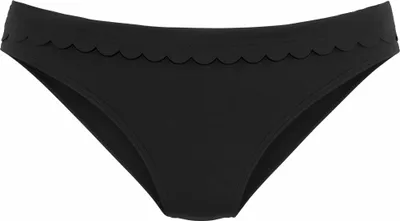 Produktbild von LASCANA Bikini-Hose Scallop schwarz Größe 38