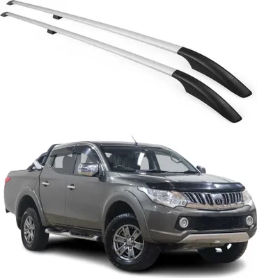 Image de Barres de toit longitudinales pour Mitsubishi L200 Double Cab 2015-2019 Alu Gris