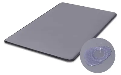 Image de Couverture de lit imperméable pour chiens de taille moyenne - 90 x 57 cm, tapis de lit lavable en similicuir