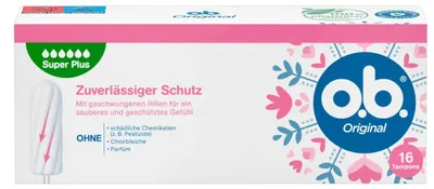 Produktbild von O.B. Tampons Super Plus 16pcs