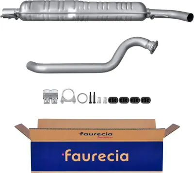 Produktbild von HELLA 8LC 366 024-671 Mittelschalldämpfer Schalldämpfer für OPEL Zafira A (T98) für VAUXHALL Zafira Mk I (A) (T98)