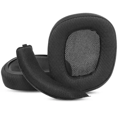 Produktbild von Ohrpolster Ersatz kompatibel mit Logitech G935 G633 G635 G933, Headset Polster & Stirnband Ersatzteile aus Schaumstoff, Komfortables Gaming Zubehör