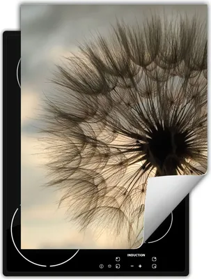 Produktbild von DarHaus Herdabdeckplatte Einteilig Küche Abdeckplatte für Glaskeramikfeld Abdeckung Induktionskochfeld Aufrollbare Matte 40x52 cm, Blume