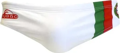 Image de Turbo Portugal Slip de bain Blanc M Hommes Blanc M