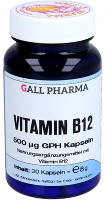 Immagine prodotto di GALL PHARMA Vitamina B12 500 µg GPH, capsule, 30 capsule