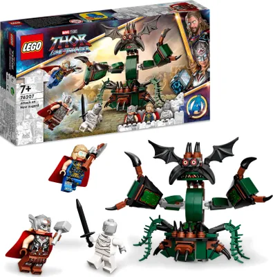 Produktbild von LEGO 76207 Marvel Angriff auf New Asgard, Monster und 3 Minifiguren