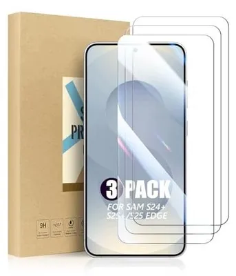 Zdjęcie produktu dla Folia ochronna szkło hartowane samsung galaxy S25 plus S24 3 szt