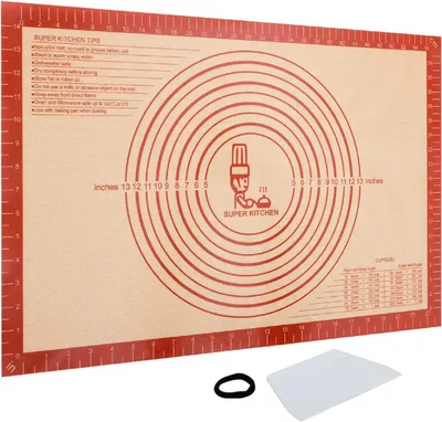 Produktbild von SUPER KITCHEN Dicke Rutschfeste Backunterlage Antihafte Backmatte Silikon
