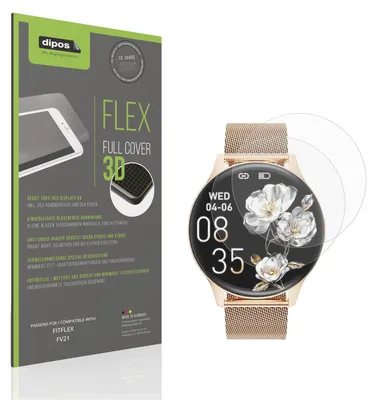 Image de 2x Full Cover mat Film pour FITFLEX FV21 Film de protection ecrán